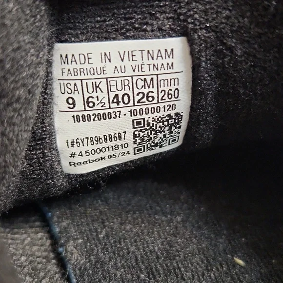 Reebok Classic Princess Black Training Sneakers (W Size 9) - Picture 9 of 12